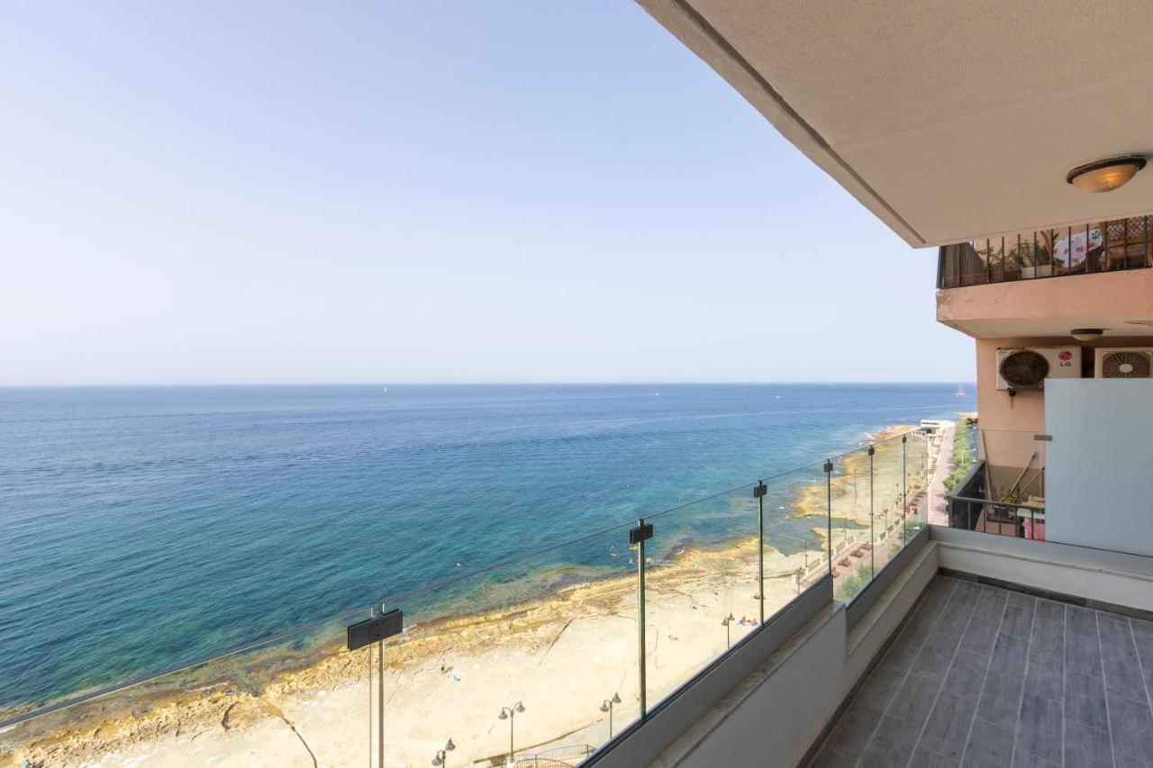 Seafront Sliema Apartment With Balcony & Sea Views By Jl Екстер'єр фото