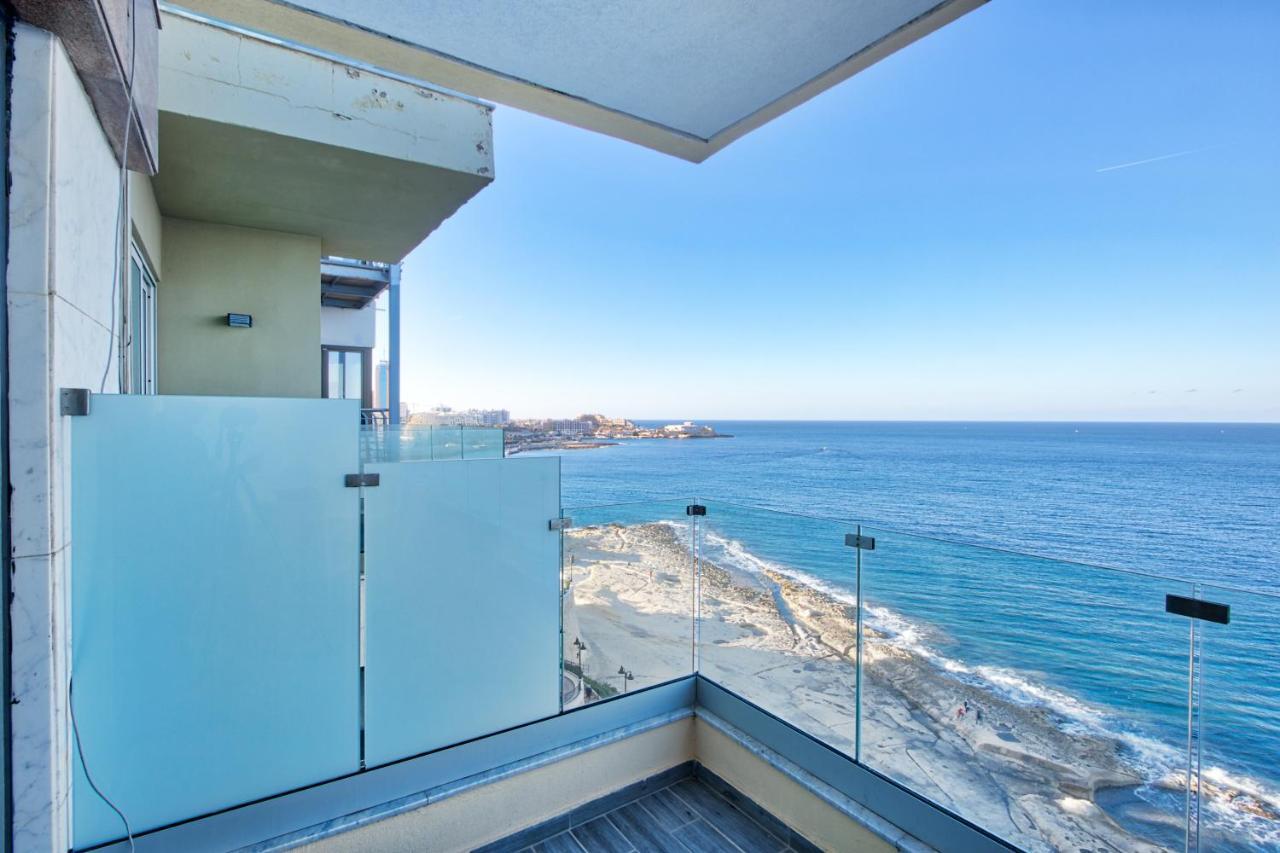 Seafront Sliema Apartment With Balcony & Sea Views By Jl Екстер'єр фото