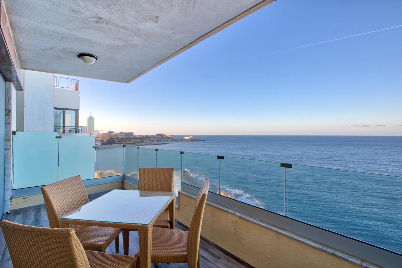 Seafront Sliema Apartment With Balcony & Sea Views By Jl Екстер'єр фото