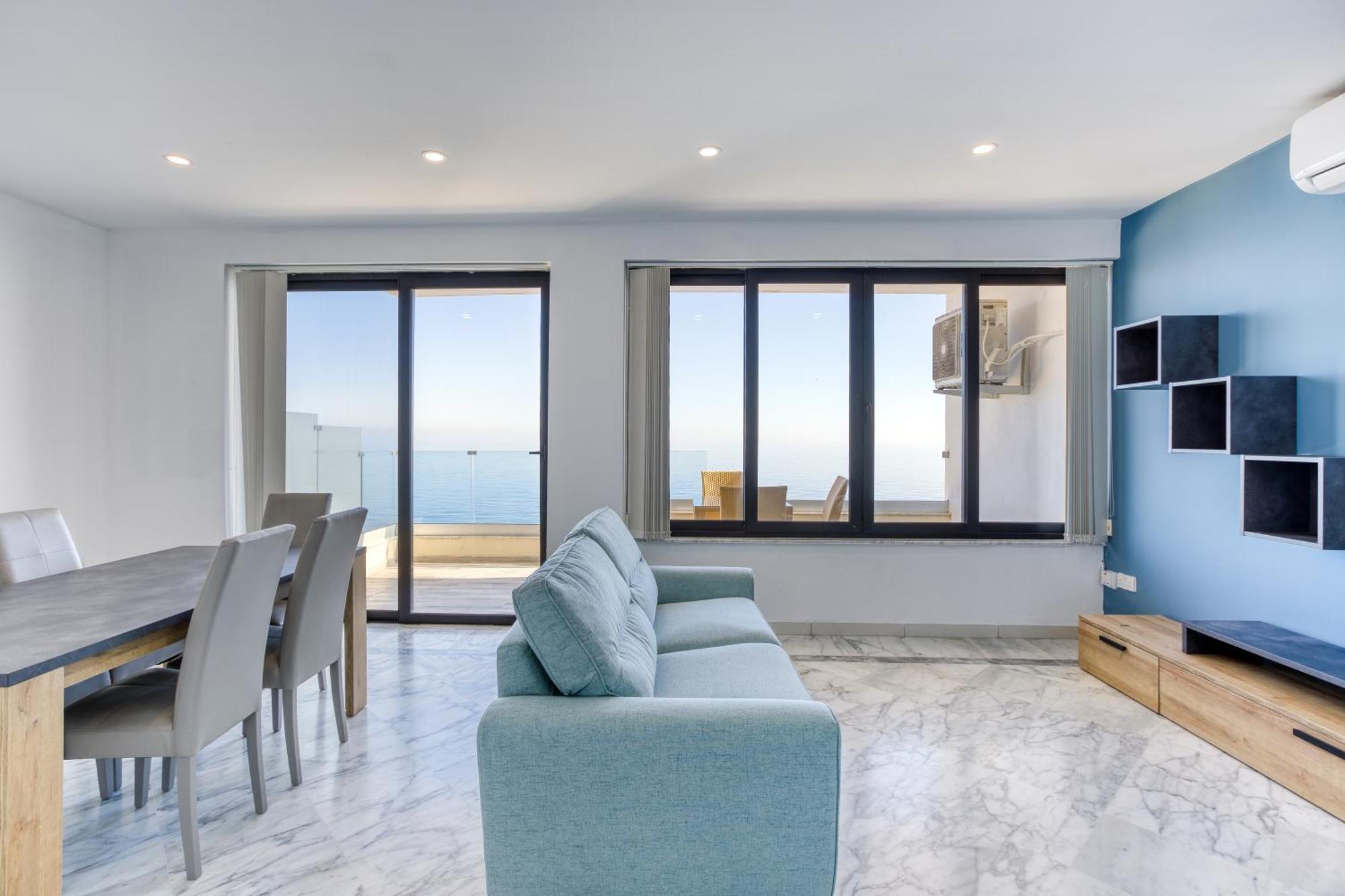Seafront Sliema Apartment With Balcony & Sea Views By Jl Екстер'єр фото